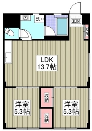 ロワール坂戸の物件間取画像